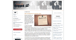 Desktop Screenshot of doggedblog.com